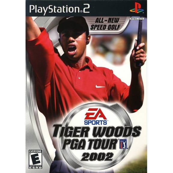 Pre-Owned Tiger Woods PGA Tour 02, PlayStation 2, Sports Game, Golf
