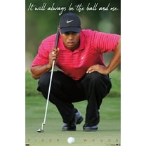 Tiger Woods - The Ball & Me 22.37" x 34" Poster, by Trends International