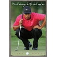 thumbnail image 1 of Tiger Woods - The Ball & Me Wall Poster, 14.725" x 22.375" Framed, 1 of 6