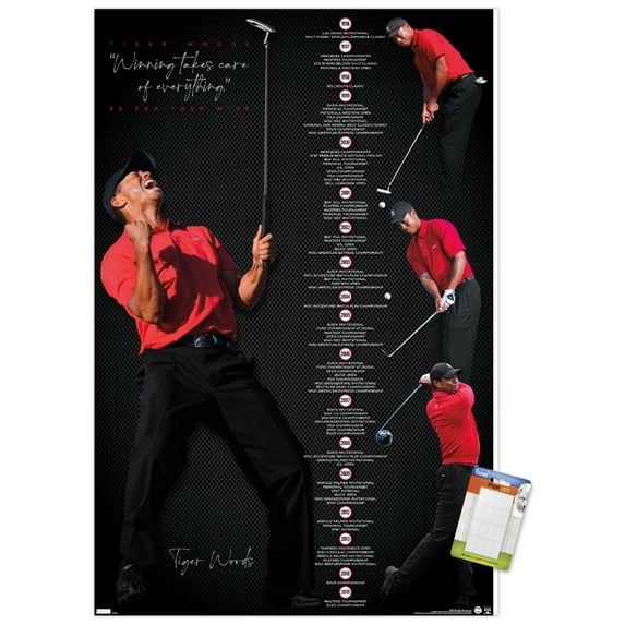 Tiger Woods - Timeline Wall Poster, 22.375" x 34"