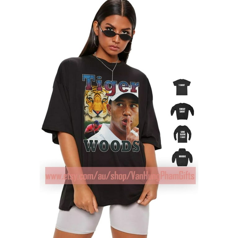 Tiger Woods Vintage T Shirt The Masters Champion Vintage Inspired 90s Bootleg Rap Tee Walmart