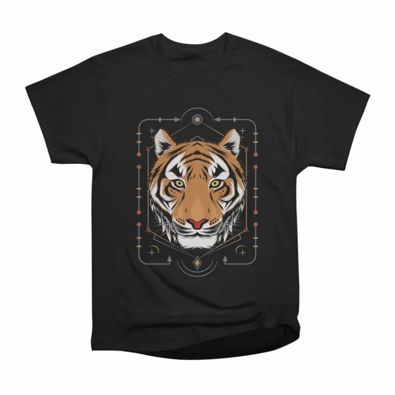 Tiger head illustration logo vector tiger T-Shirt Tee Gift For Him Merch For Her Apparel F