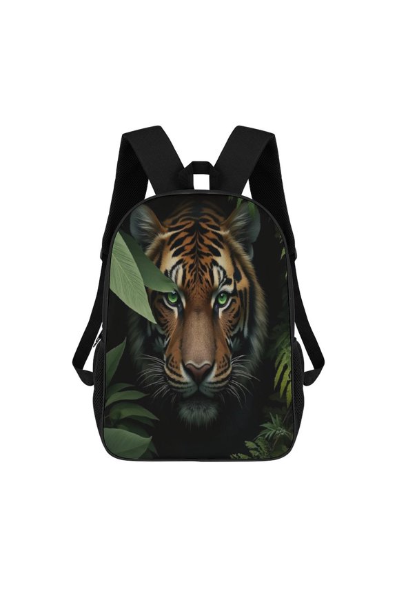 Tiger in Jungle Backpack 17in Laptop traveling Bag Bags
