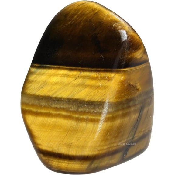 Tiger's Eye Healing Crystal Stones, 1.25-2.0" Large Reiki Healing Gemstones Natural Tumbled Polished Stones for Energy Witchcraft Therapy Meditation