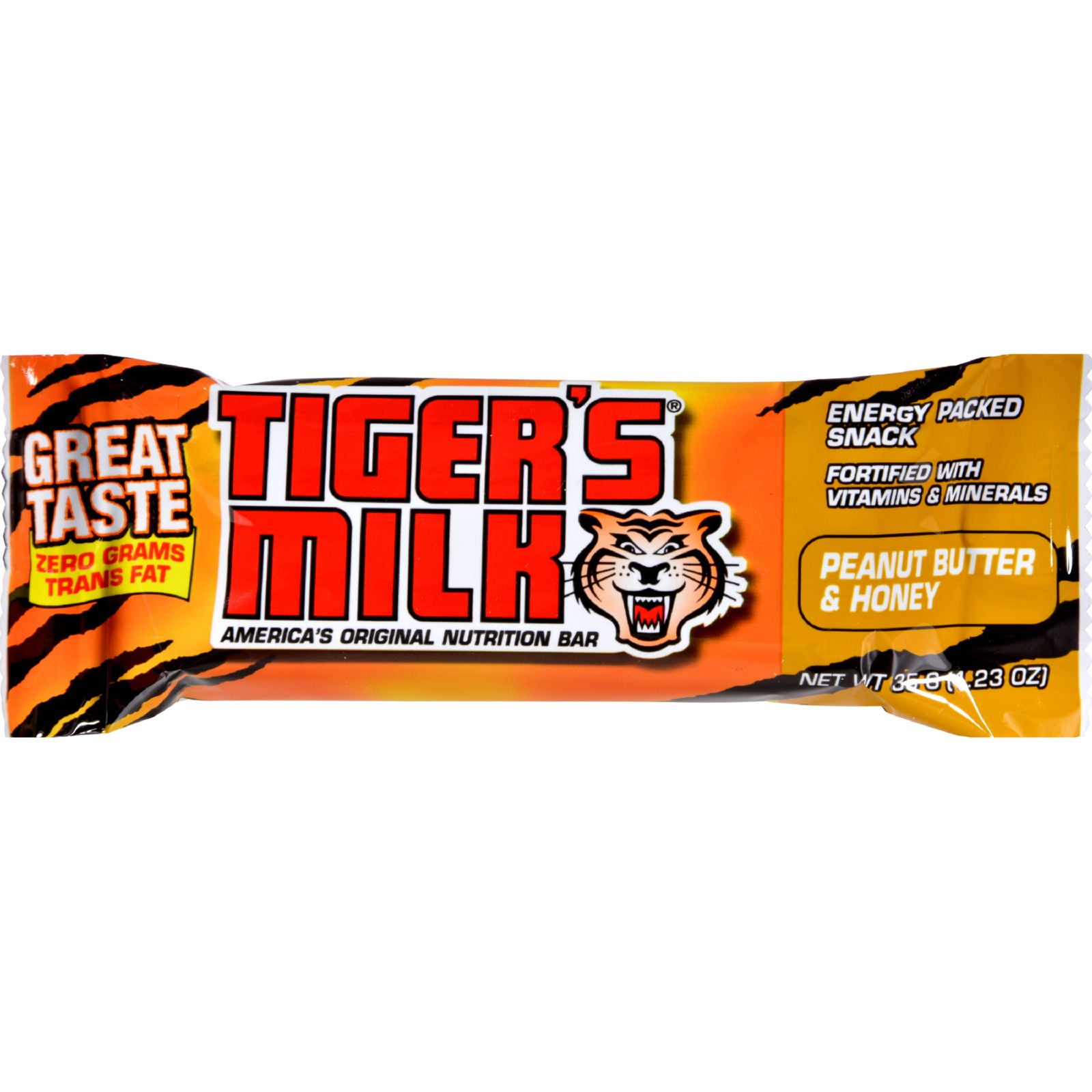 Tiger's Milk Peanut Butter & Honey Nutrition Bar, 1.23 oz