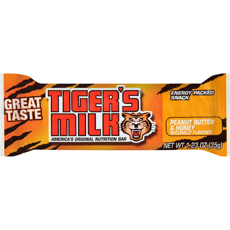 Tiger's Milk Peanut Butter & Honey Protein Nutrition Bar, 35 g