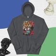 thumbnail image 1 of Tiger,-skull-and-samurai-armor Hoodie (Dark Heather, S), 1 of 1