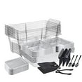 thumbnail image 1 of TigerChef 0026-CATERSET Catering Set Serving Dishes for Parties Includes Chafer Pans Set and Disposable Serving Utensils, Spoons and Tongs for Parties and Events Birthday, Holidays, picnics, Wedding, 1 of 6