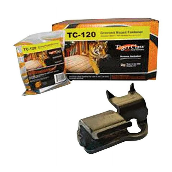 TigerClaw TC-120 Black Oxide Hidden Deck Fastener 90 pk