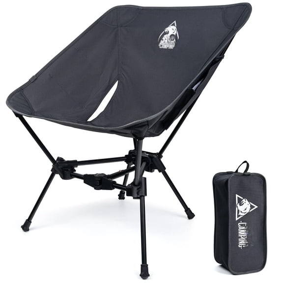 Tigerblade Camping Chair Lightweight Folding Backpacking Hiking Compact Portable 330 Lbs Capacity