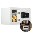 thumbnail image 1 of Tigerking 0.5 Cu.ft. Safe Box, Money Lock Safes with Digital Keypad, Security Safe for Home Office Hotell, White, 1 of 7