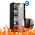 thumbnail image 1 of TigerKing 8.12 Cu.ft Large Steel Fireproof Safe, Home Luxury Safe Box with Digital Password Lock for Office Vault, UL72 1200°F 40 Min, Black, 1 of 10