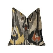 Tigerlily Gray Luxury Throw Pillow, 20 x 30 in. Queen
