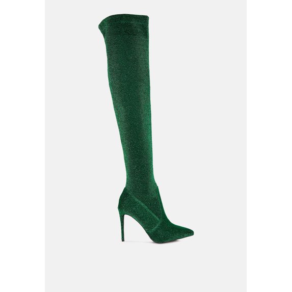 Tigerlily Knitted Stiletto Long Boots