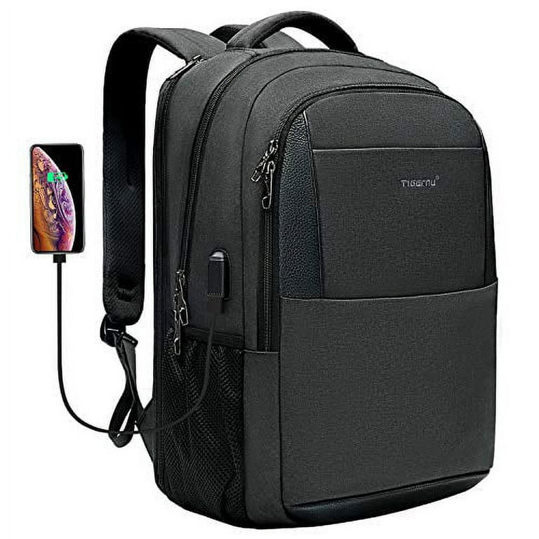 Laptop Backpack,Business Travel Anti Theft Slim Durable Laptops Backpack  with USB Charging Port,Water Resistant College Computer Bag for Women & Men