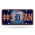 thumbnail image 1 of Tigers #1 Fan Metal License Plate, Licensed by Rico, 1 of 1