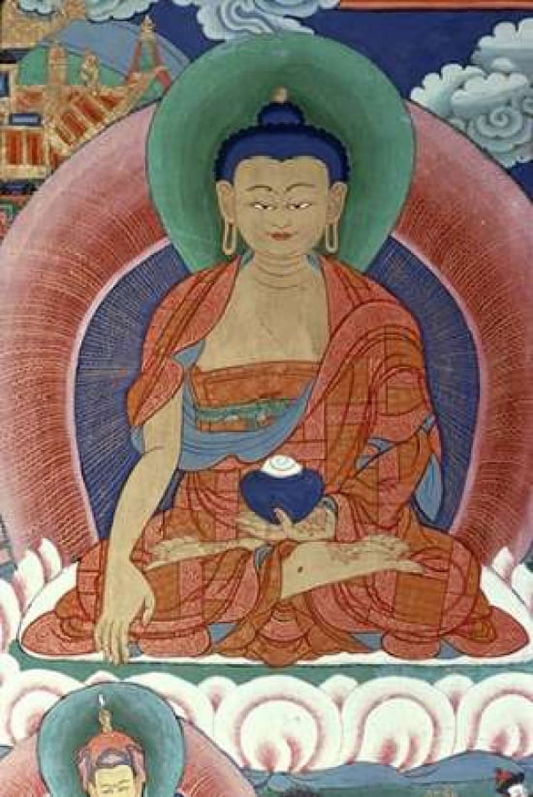 Tigers Den - Detail of Buddha Canvas Art - Unknown (24 x 36)