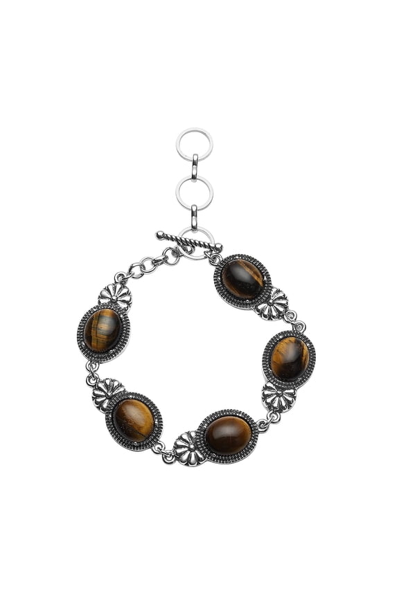 Tigers Eye Bracelet for Women Jewelry with Size 8" Ct. 42 Birthday Christmas Gifts for Women