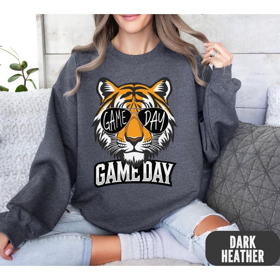 Tigers Game Day T-Shirt, Tiger School Spirit T-Shirt, Family Matching T-Shirt, Retro Tiger