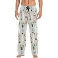thumbnail image 1 of Tigers Pajama Pants Mens Lounge Pants Straight-Fit Men Pajama Bottoms with Drawstring Pockets, 1 of 7