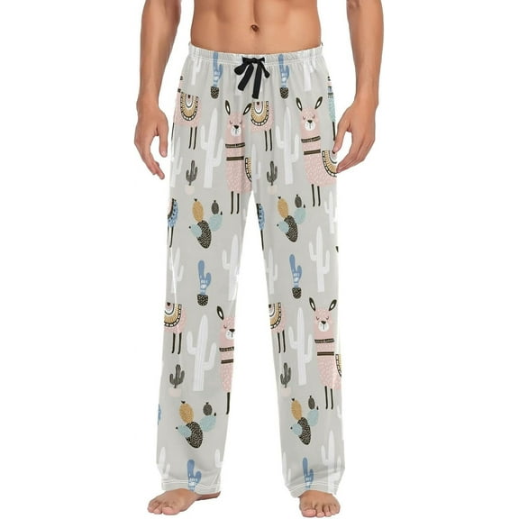 Tigers Pajama Pants Mens Lounge Pants Straight-Fit Men Pajama Bottoms with Drawstring Pockets