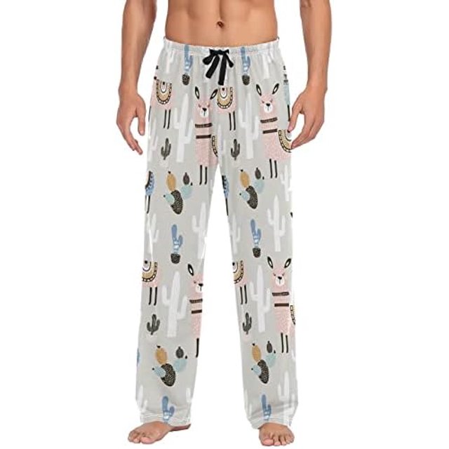 Tigers Pajama Pants Mens Lounge Pants StraightFit Men Pajama Bottoms