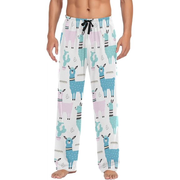 Tigers Pajama Pants Mens Lounge Pants Straight-Fit Men Pajama Bottoms with Drawstring Pockets