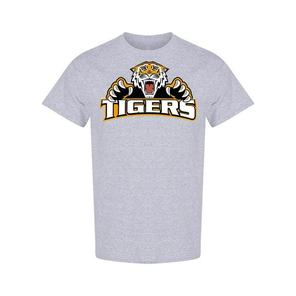 Tigers Sport Mascot Design T-Shirt Men -Image by Shutterstock, Male Medium