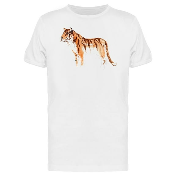 Tigers Watercolor T-Shirt Men -Image by Shutterstock, Male x-Large