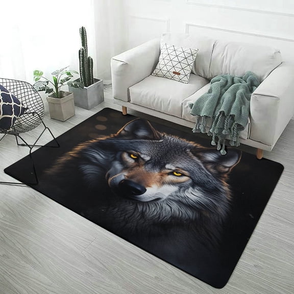 Tigers Wolves Zebras Animals Home Decor Living Room Carpet Non-slip Soft Comfy Floor Rug Kitchen Bedroom Entrance Doormat Mats