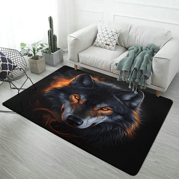 Tigers Wolves Zebras Animals Home Decor Living Room Carpet Non-slip Soft Comfy Floor Rug Kitchen Bedroom Entrance Doormat Mats