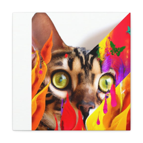 "Tigers of Bengal Portrait" - Canvas