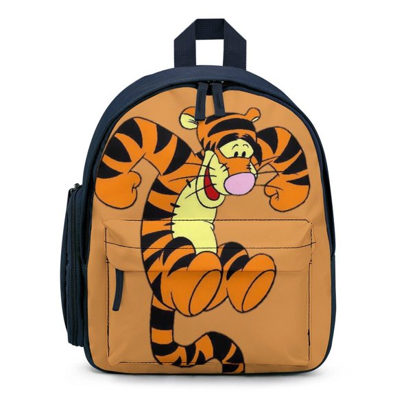 Tigger Mini Backpacks Cute Cartoon Casual Small Bookbag Fashion Laptop Bag Daypack for Travel Hiking School
