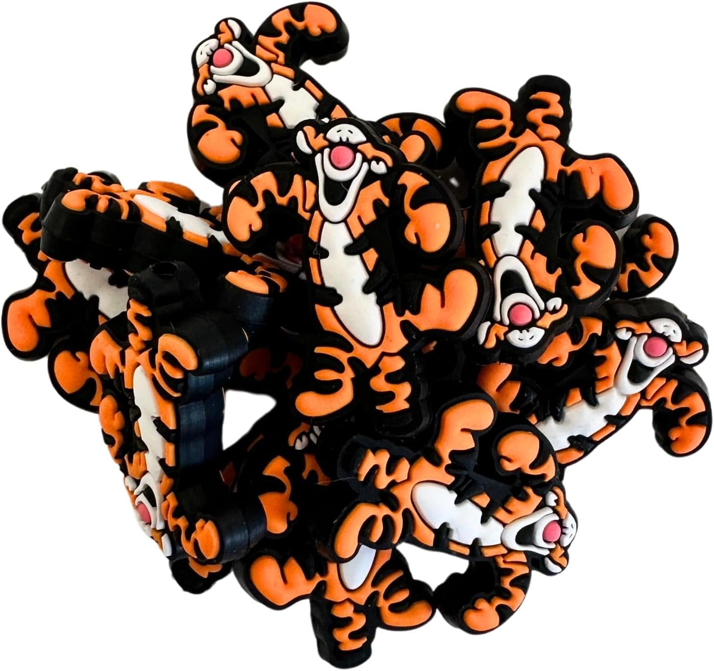 Tigger Silicone Focal Bead Set 12 Pack Friend of Pooh 100 Acre