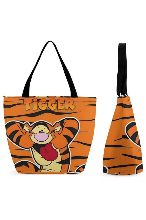 Tigger Women's handbags shopping bags fun gift bags gym travel Halloween gifts One size