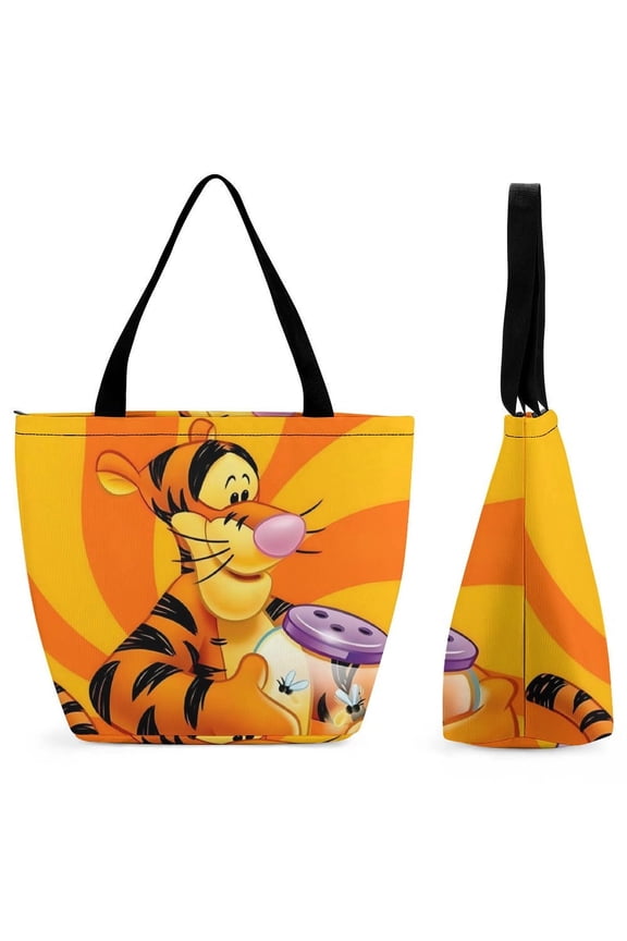 Tigger Women's handbags shopping bags fun gift bags gym travel Halloween gifts One size