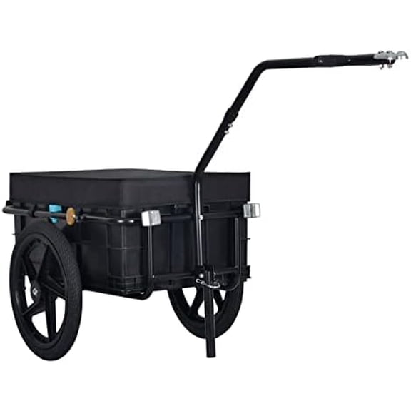 Tiggo 70L Bike Cargo Trailer & Hand Cart 2 in 1 with Removable Box,Large Cargo Bicyce Carrier$$Sport & Recreation Other