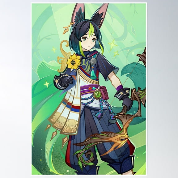 Tighnari | Genshin Impact Poster Wall Art, Modern Wall Decor, 8x12 UNFRAMED