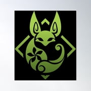 Tighnari Logo Genshin Impact Poster Wall Art Modern Wall Decor