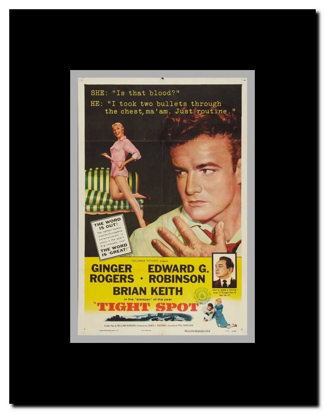 Tight Spot Framed Movie Poster