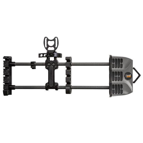 TightSpot Rise Lite 5-Arrow Quiver, Gun Metal, Lightweight Carbon Construction, Customizable Mount (TSQRSG-L)