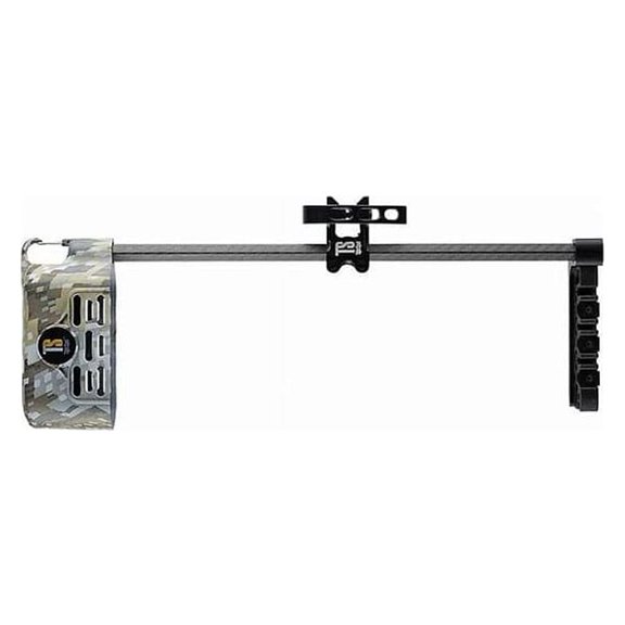 TightSpot Airlock 4-Arrow Quiver, Optifade Elevated II, Carbon HexRod, Quick-Release, Bulldog Gripper, Quick-Draw (TSQ4AOE2)