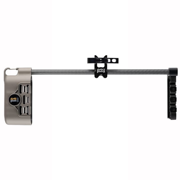 TightSpot Airlock 4-Arrow Quiver, Granite, Ultra-Lightweight Carbon HexRod, VersaClip, Quick-Release, Bulldog Gripper (TSQ4AMG)