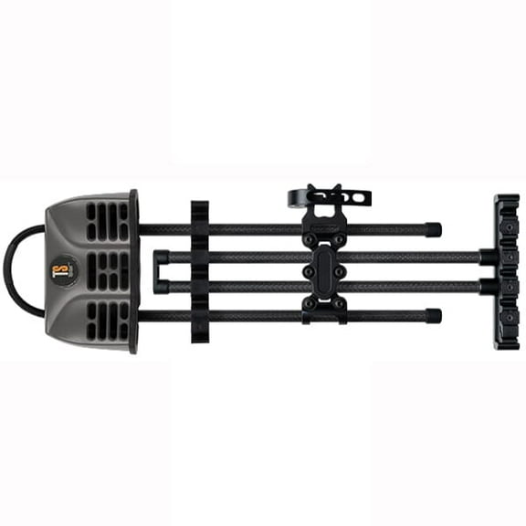 TightSpot Shift-Lock 5-Arrow Quiver, Gun Metal, Triple Axis Adjustment, Carbon Fiber, Quick Detach, Aluminum Construction (TSQSL5SG)