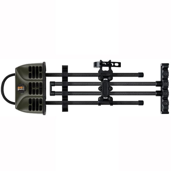 TightSpot Shift-Lock 5-Arrow Quiver, O.D. Green, Telescoping Rod, Carbon Fiber, Quick Detach, Arrow Gripper (TSQSL5ODG)