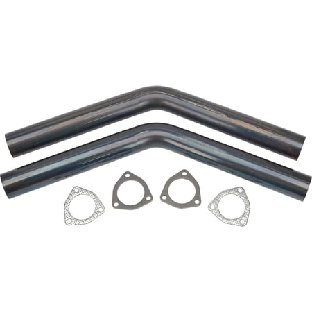 Tight-Tubes Clipster Header Extension Kit, Mild Steel, 2.5 Inch