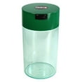 thumbnail image 1 of Tightpac America, Inc. Tightvac - 3 to 12 Oz Vacuum Sealed Storage Container, 1.3-Liter/1.1-Quart, Green Cap & Clear Body, 1 of 10