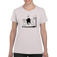 thumbnail image 1 of Tightrope T-Shirt Women -Wilfred Hildonen Designs, Female 3X-Large, 1 of 4