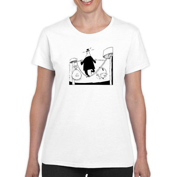 Tightrope T-Shirt Women -Wilfred Hildonen Designs, Female x-Large