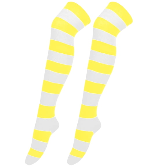 Tights Stockings for Women Socks Christmas 1 Pair High Long Over Knee Socks Party s Socks Knee High Long Striped Womens Socks
